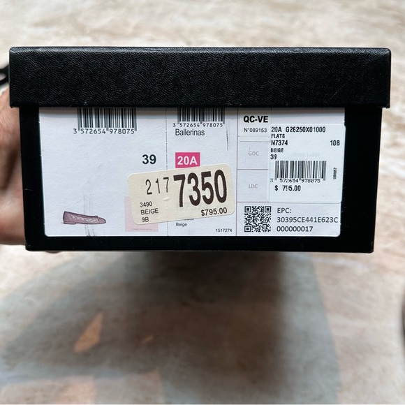 CHANEL Ballet flats Sz.39 Beige/Blush w/Box, shoe bags, docs. - Picture 4 of 16